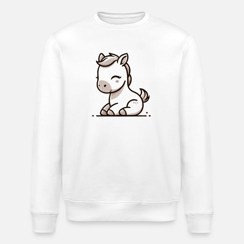 Poney - Sweat bio ROLLER Stanley/Stella Unisexe - blanc