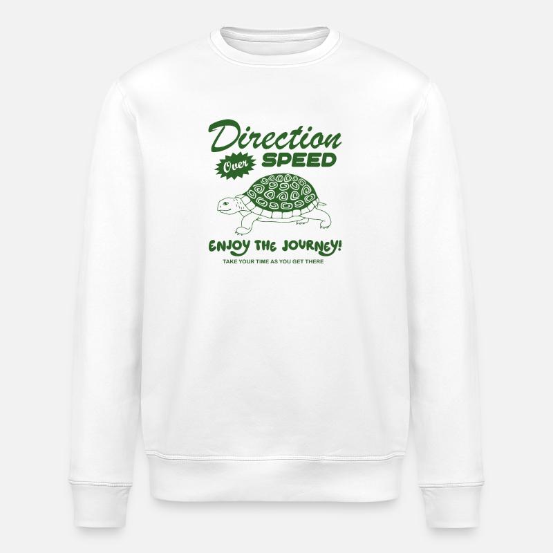 Tortue et voyage - Sweat bio ROLLER Stanley/Stella Unisexe - blanc