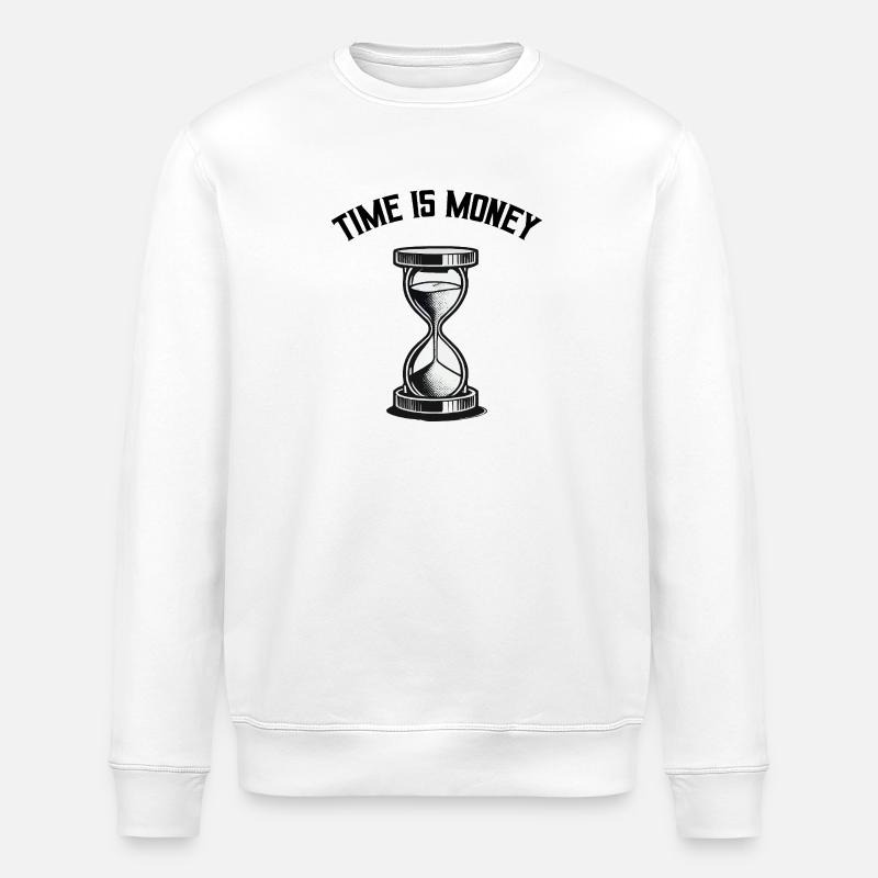 sablier - Sweat bio ROLLER Stanley/Stella Unisexe - blanc