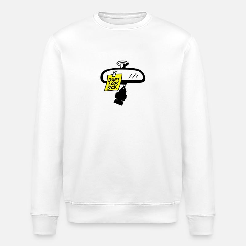 Rückspiegel-Botschaft - Stanley/Stella Unisex Bio-Sweatshirt ROLLER - Weiß