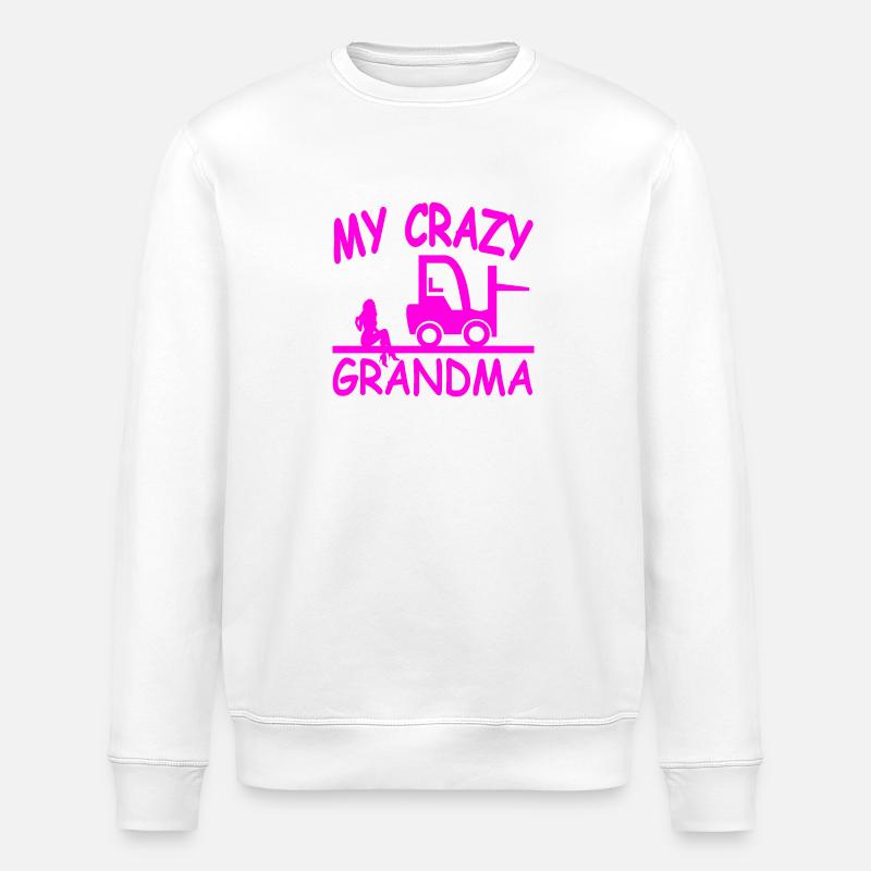 Granny - Stanley/Stella ROLLER Unisex Organic Sweatshirt - white