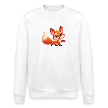 Fuchs 7 - Stanley/Stella Unisex Bio-Sweatshirt ROLLER - Weiß - Vorne - Nik (191cm)
