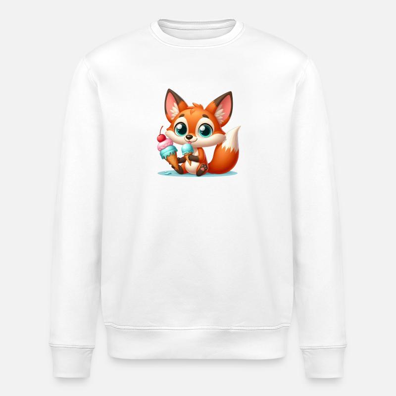 FOX 8 - Stanley/Stella Unisex Bio-Sweatshirt ROLLER - Weiß
