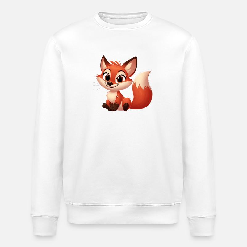 Fuchs - Stanley/Stella Unisex Bio-Sweatshirt ROLLER - Weiß