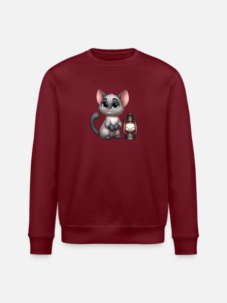Siamese 19 - Stanley/Stella ROLLER Unisex Organic Sweatshirt - white
