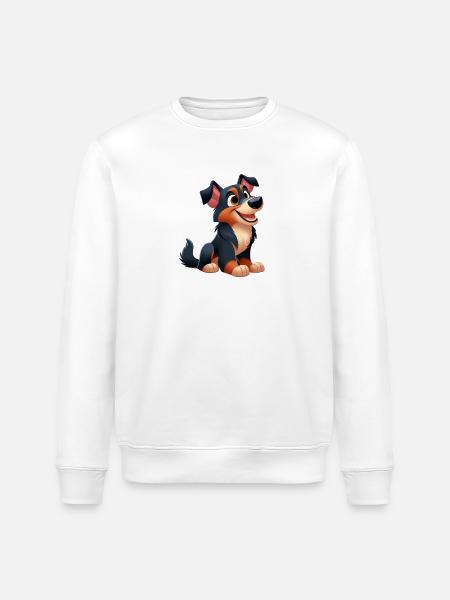 Beauceron 3 - Stanley/Stella ROLLER Unisex Organic Sweatshirt - white