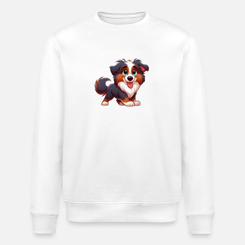 Kragen 2 - Stanley/Stella Unisex Bio-Sweatshirt ROLLER - Weiß