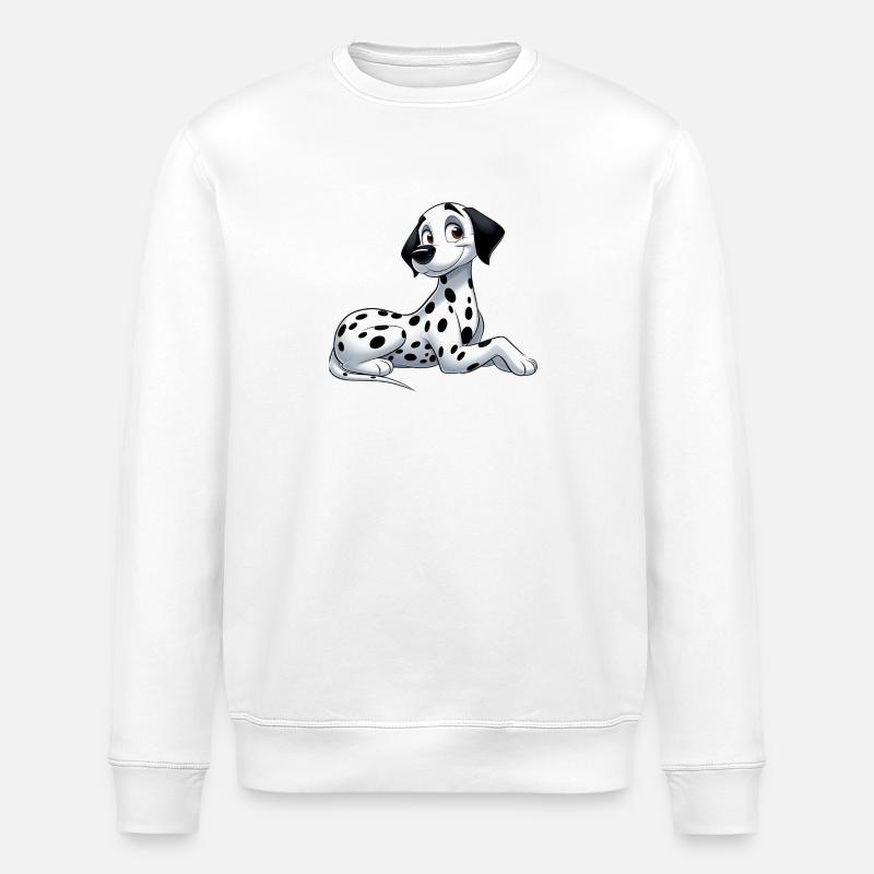 Dalmatiner - Stanley/Stella Unisex Bio-Sweatshirt ROLLER - Weiß