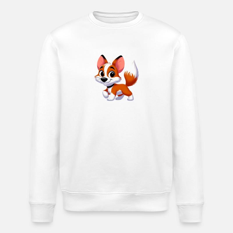 Foxterrier 2 - Stanley/Stella Unisex Bio-Sweatshirt ROLLER - Weiß