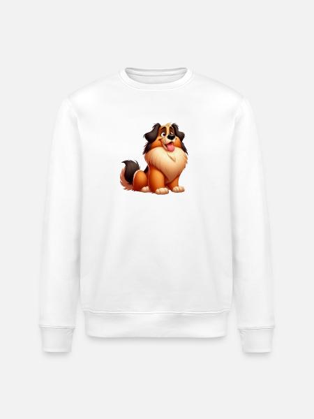 Leonberg - Stanley/Stella ROLLER Unisex Organic Sweatshirt - white