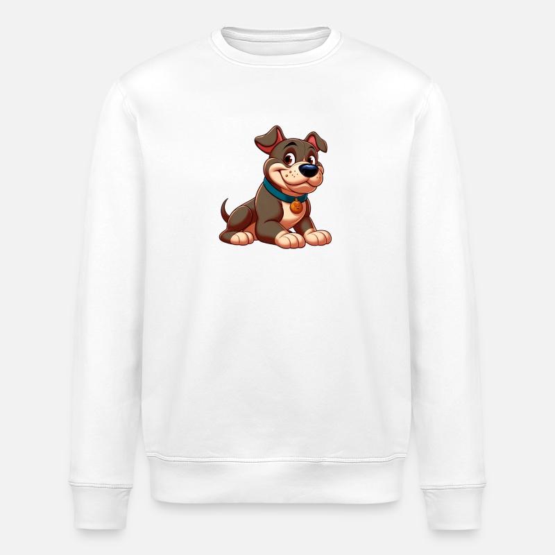 pitbull 3 - Sweat bio ROLLER Stanley/Stella Unisexe - blanc
