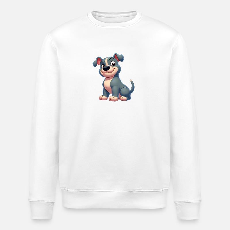 Pitbull 2 - Stanley/Stella Unisex Bio-Sweatshirt ROLLER - Weiß