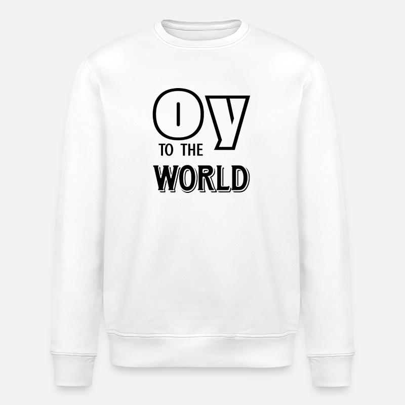 Oy au monde - Sweat bio ROLLER Stanley/Stella Unisexe - blanc