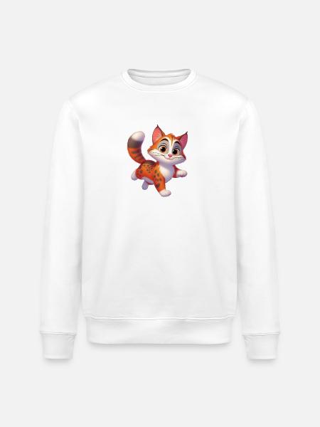 Cat 5 - Stanley/Stella ROLLER Unisex Organic Sweatshirt - white