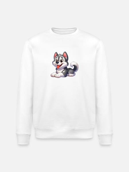 Husky 3 - Stanley/Stella Unisex Bio-Sweatshirt ROLLER - Weiß