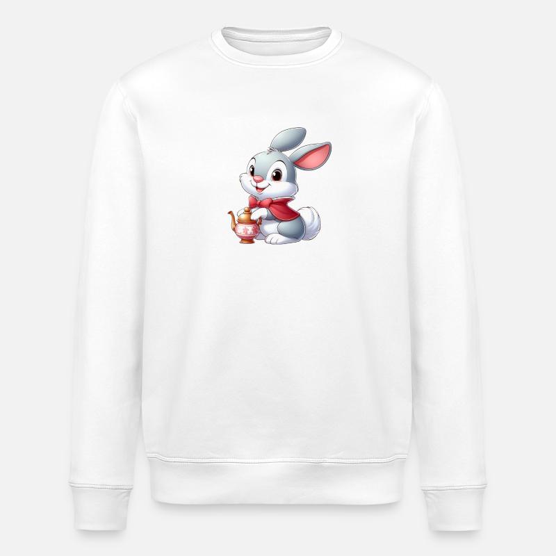 lapin 12 - Sweat bio ROLLER Stanley/Stella Unisexe - blanc