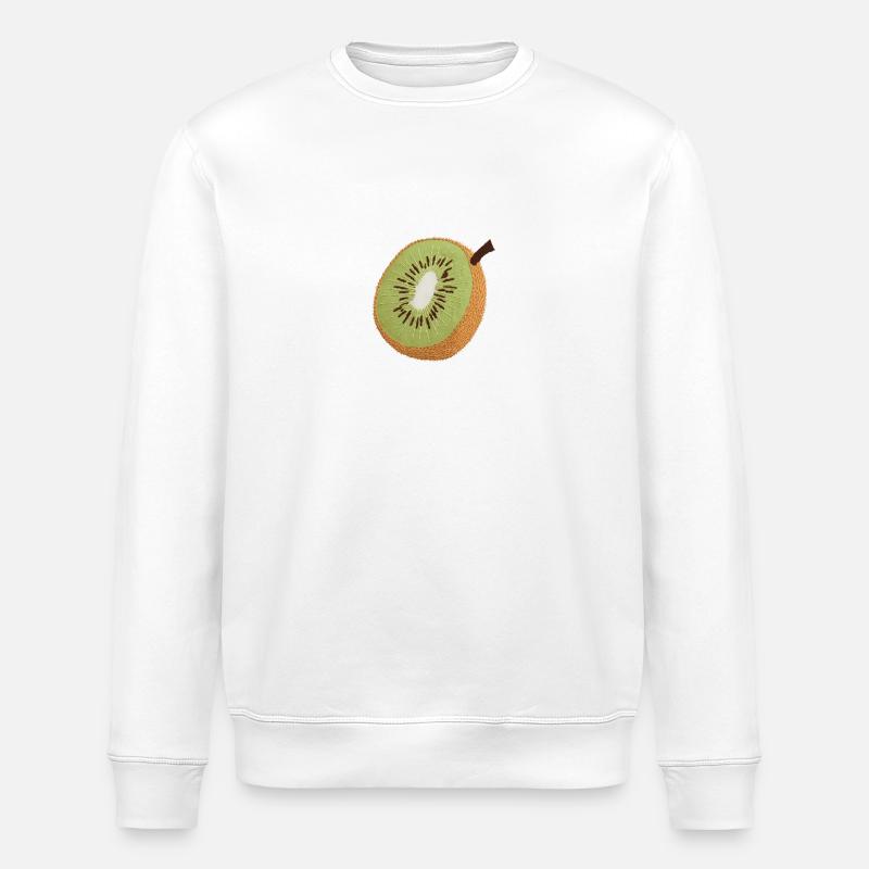 Kiwi - Stanley/Stella ROLLER Unisex Organic Sweatshirt - white