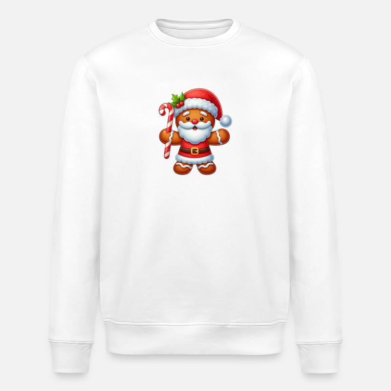 Lebkuchen 2 - Stanley/Stella Unisex Bio-Sweatshirt ROLLER - Weiß