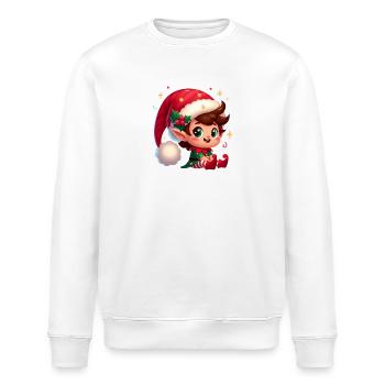 lutin 4 - Sweat bio ROLLER Stanley/Stella Unisexe - blanc - Devant - Nik (191cm)
