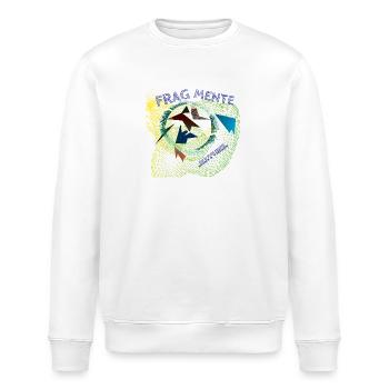 Frag Mente - Stanley/Stella Unisex Bio-Sweatshirt ROLLER - Weiß - Vorne - Nik (191cm)