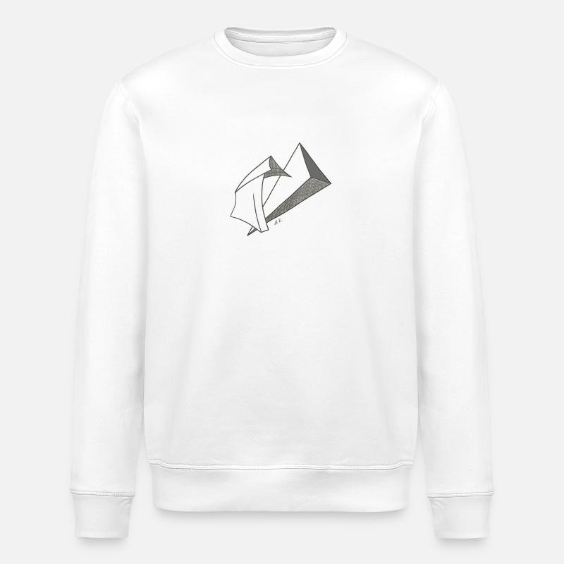 Graphic fantasy figure - Stanley/Stella ROLLER Unisex Organic Sweatshirt - white