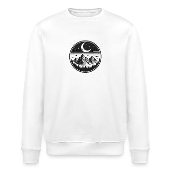 Montagnes de nuit - Sweat bio ROLLER Stanley/Stella Unisexe - blanc - Devant - Nik (191cm)