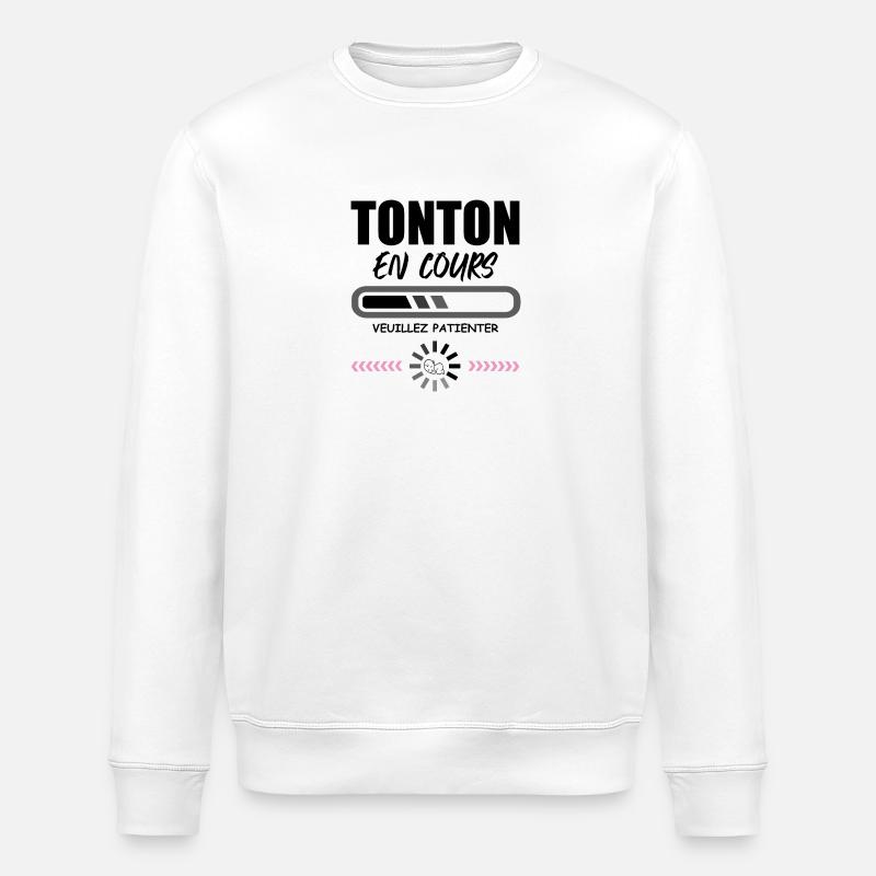 TONTON(veuillez patienter) - Sweat bio ROLLER Stanley/Stella Unisexe - blanc