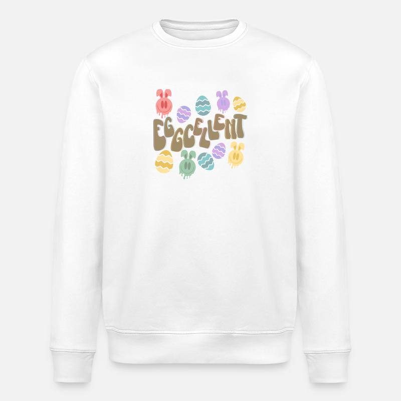 VORZÜGLICH - Stanley/Stella Unisex Bio-Sweatshirt ROLLER - Weiß
