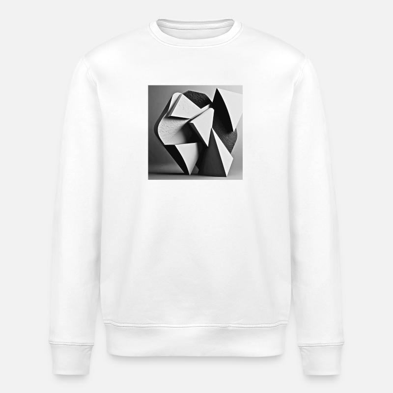 Abstract Elegance - Stanley/Stella Unisex Bio-Sweatshirt ROLLER - Weiß