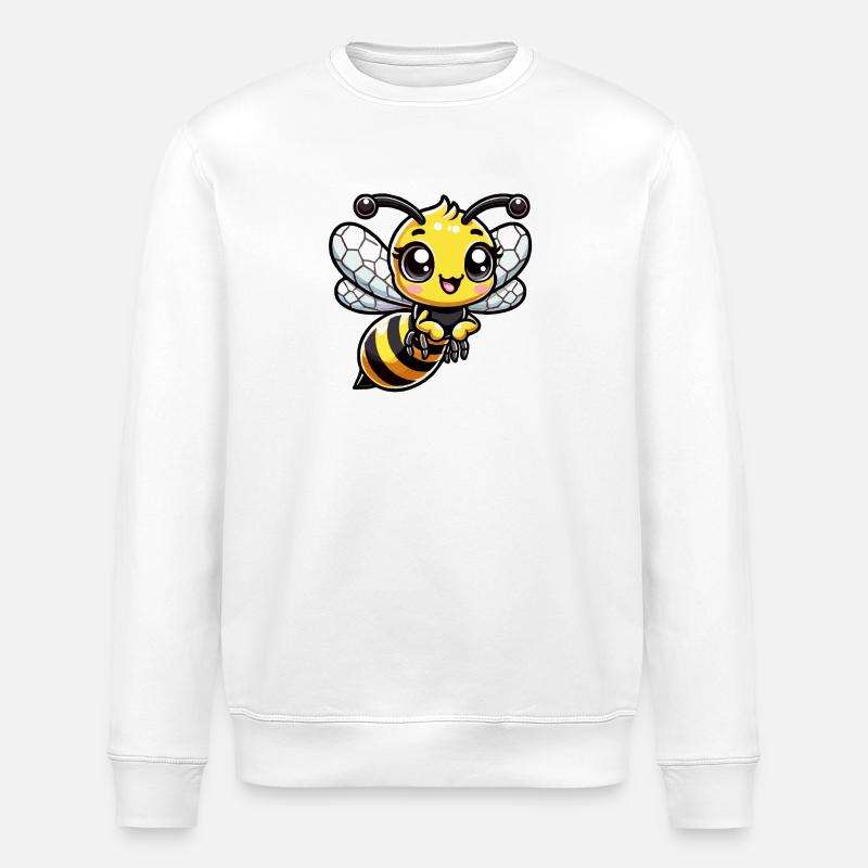 Wespenkind - Stanley/Stella Unisex Bio-Sweatshirt ROLLER - Weiß