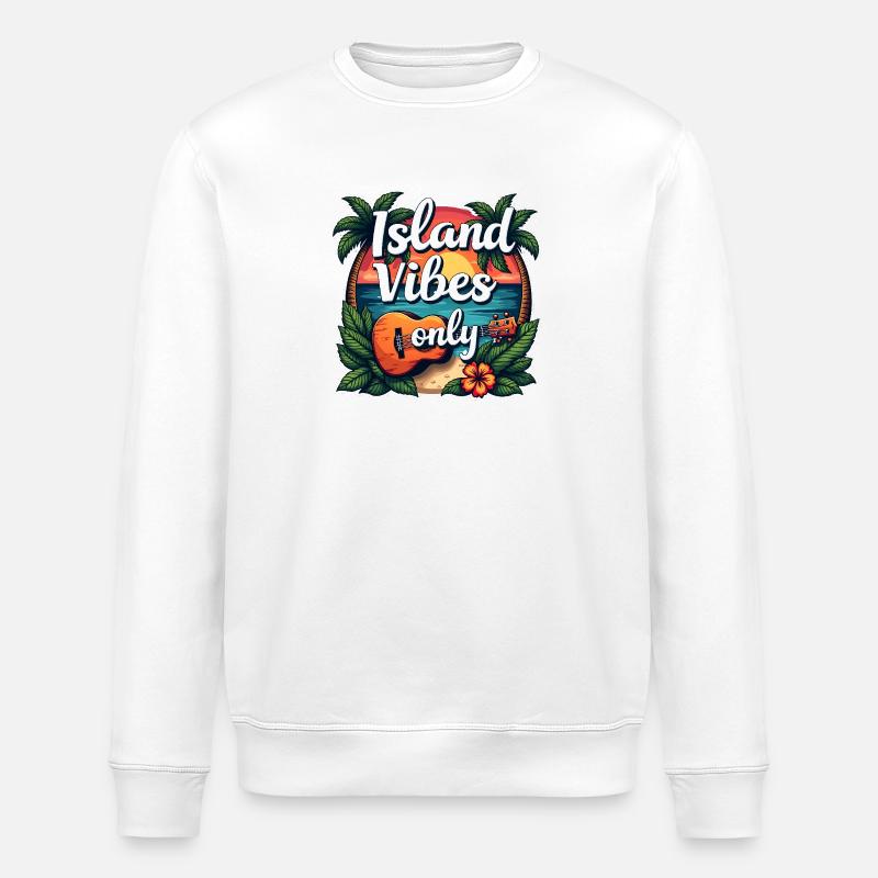 ÎLE - Sweat bio ROLLER Stanley/Stella Unisexe - blanc