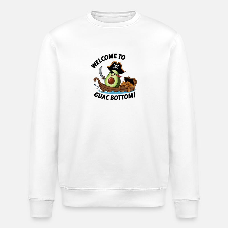 Welcome To Guac Bottom - Sweat bio ROLLER Stanley/Stella Unisexe - blanc