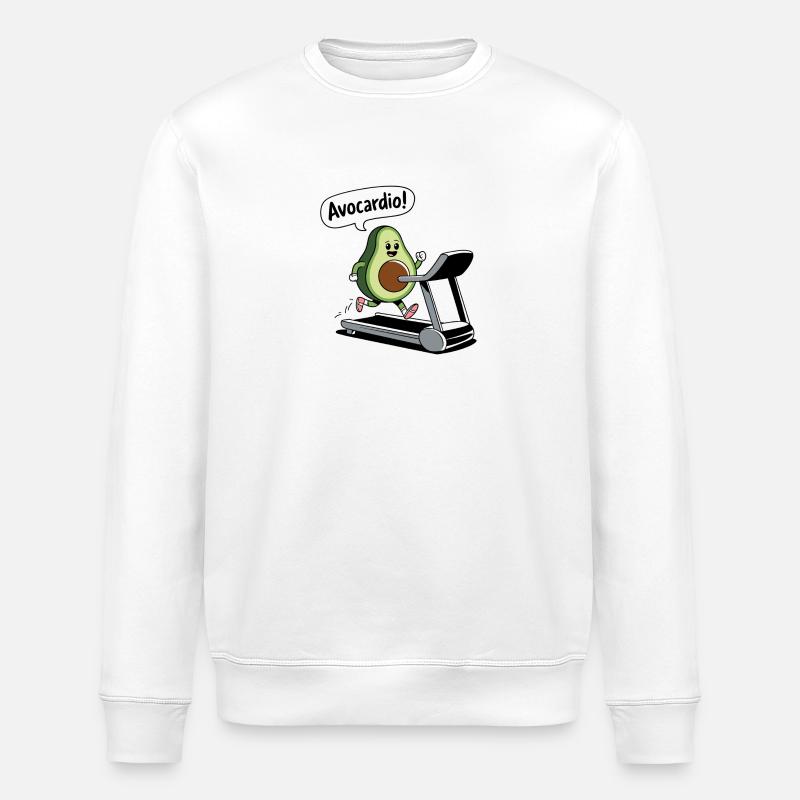 Avocardio - Sweat bio ROLLER Stanley/Stella Unisexe - blanc