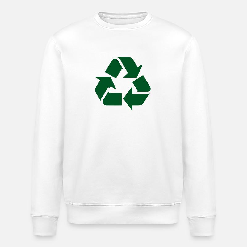 Recyclage - Sweat bio ROLLER Stanley/Stella Unisexe - blanc