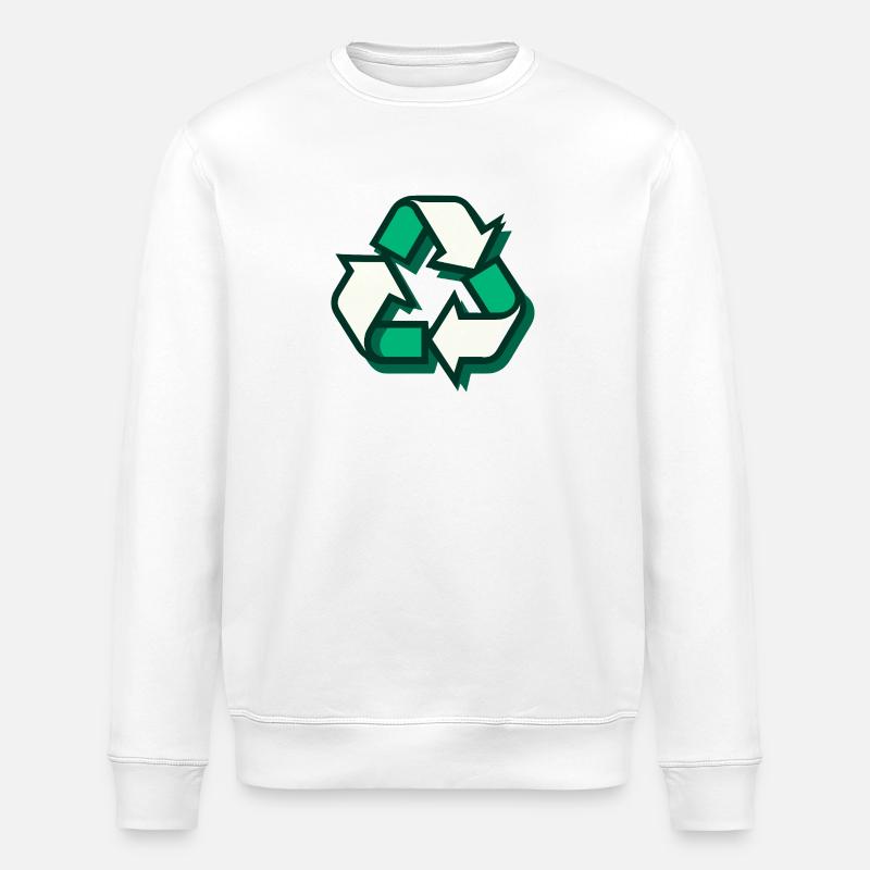 Recycling - Stanley/Stella ROLLER Unisex Organic Sweatshirt - white