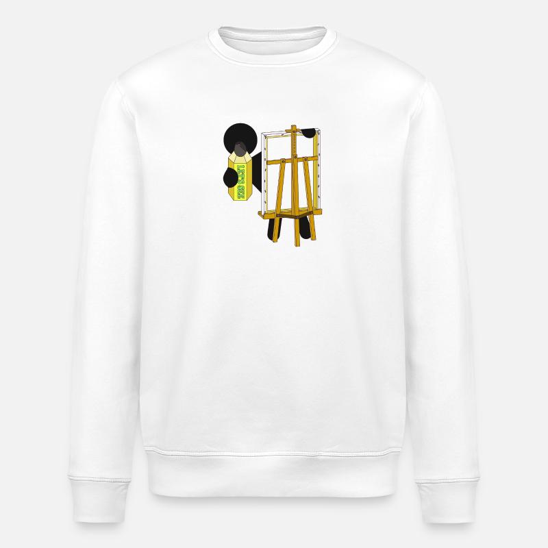 MAL SEHEN - Stanley/Stella Unisex Bio-Sweatshirt ROLLER - Weiß