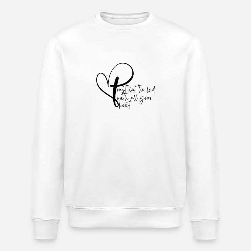 Praise the Lord - Stanley/Stella ROLLER Unisex Organic Sweatshirt - white