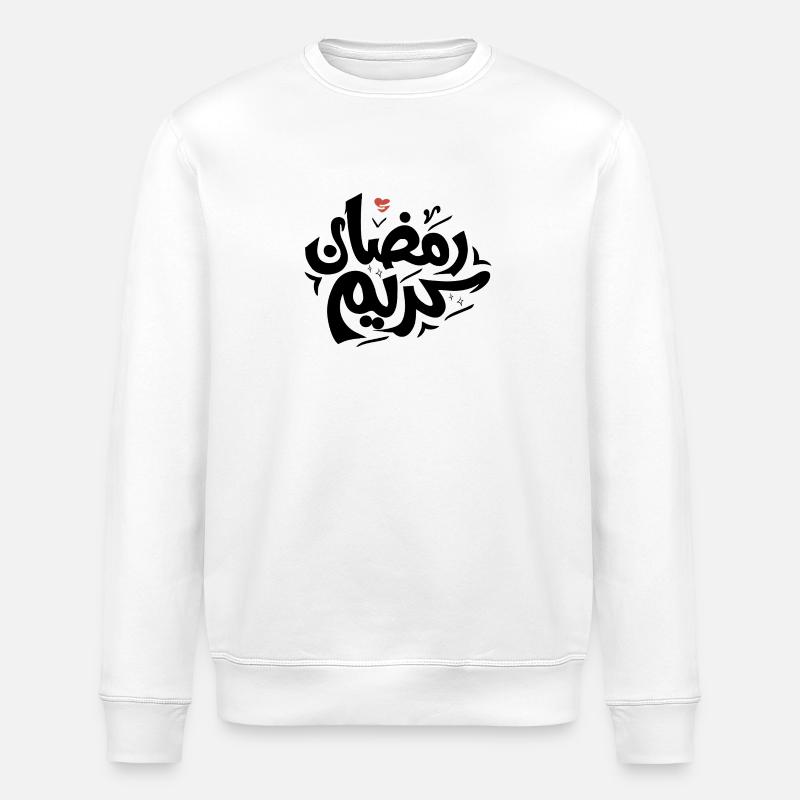 Ramadan Mubarak - Stanley/Stella Unisex Bio-Sweatshirt ROLLER - Weiß