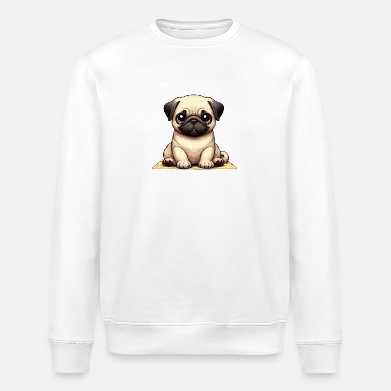 Dogs Pets Pets - Stanley/Stella ROLLER Unisex Organic Sweatshirt - white