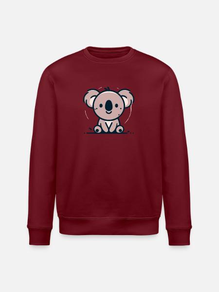 Koala pet - Stanley/Stella ROLLER Unisex Organic Sweatshirt - white