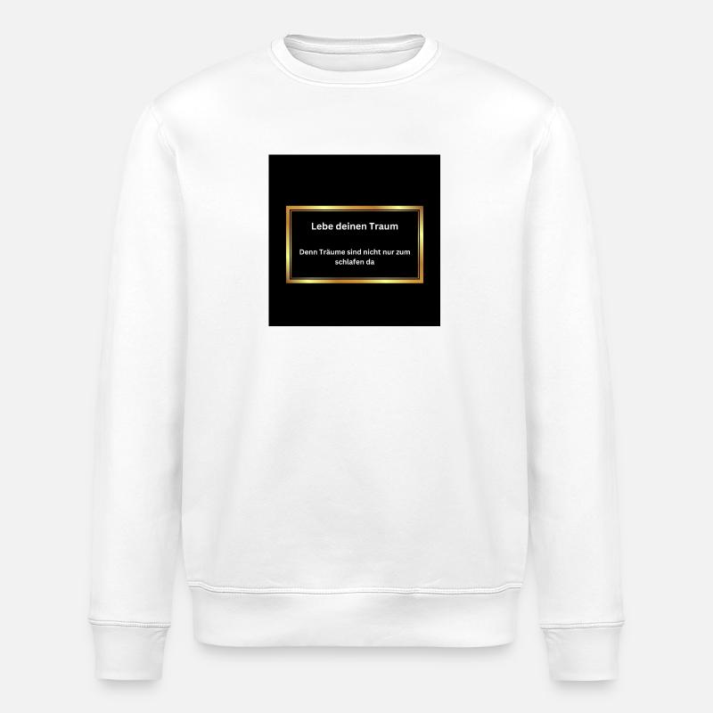Traumleben - Stanley/Stella Unisex Bio-Sweatshirt ROLLER - Weiß