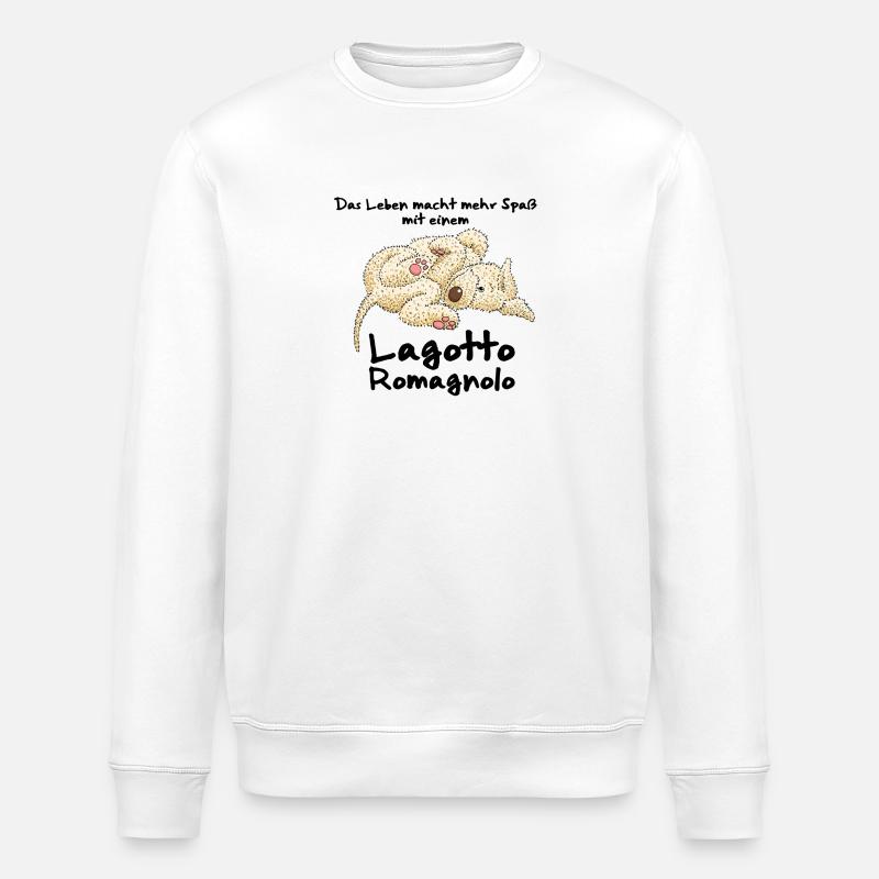 Lagotto Vie 1 2 - Sweat bio ROLLER Stanley/Stella Unisexe - blanc