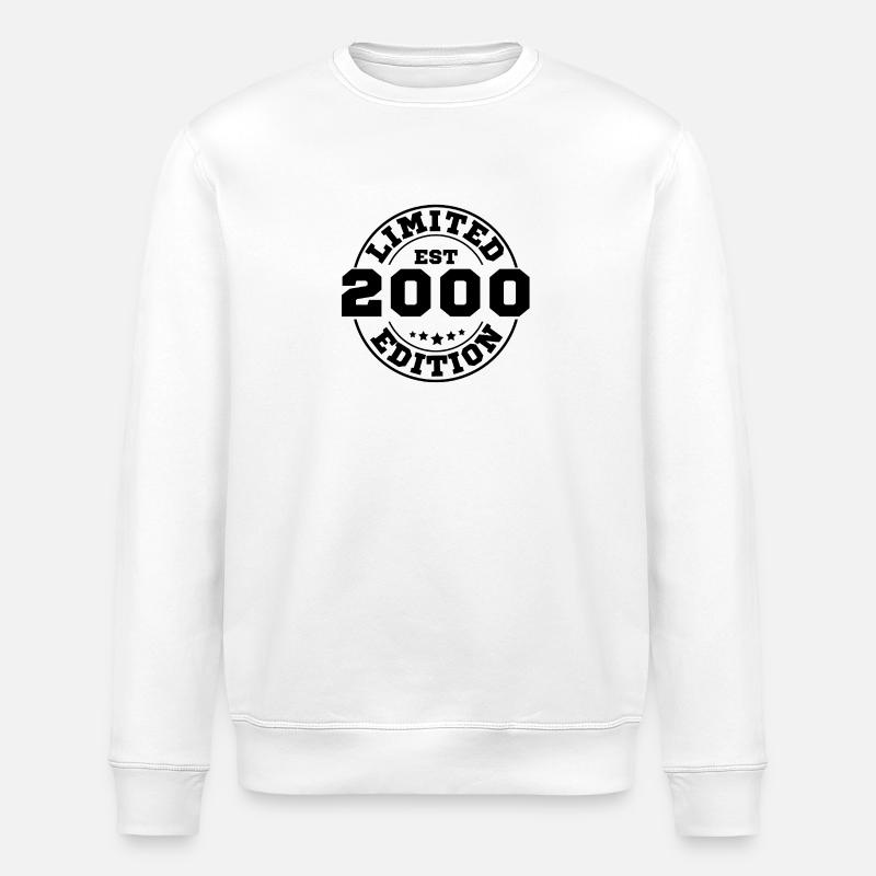 2000 Limited Edition - Stanley/Stella ROLLER Unisex Organic Sweatshirt - white