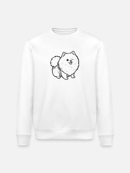 Pomsky - Stanley/Stella Unisex Bio-Sweatshirt ROLLER - Weiß