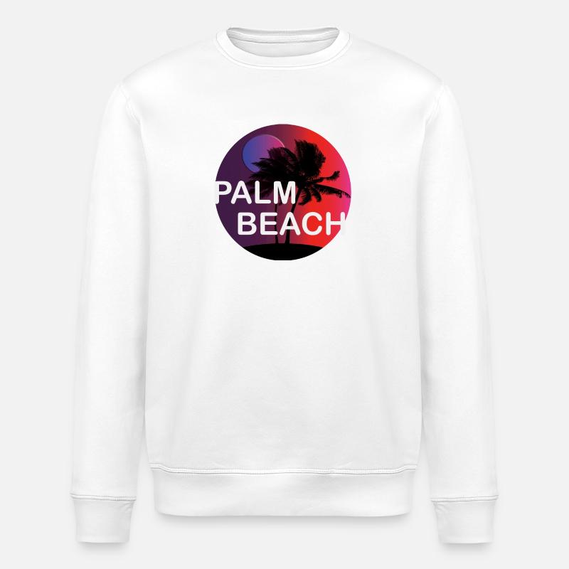 PalmBaech - Stanley/Stella Unisex Bio-Sweatshirt ROLLER - Weiß