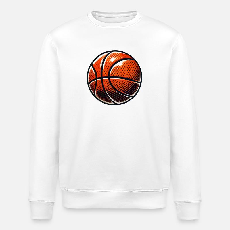 Basket-ball - Sweat bio ROLLER Stanley/Stella Unisexe - blanc