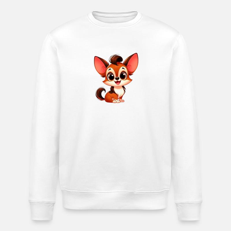 Chihuahua - Stanley/Stella Unisex Bio-Sweatshirt ROLLER - Weiß