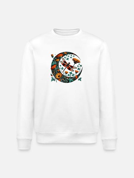 Libellule - Sweat bio ROLLER Stanley/Stella Unisexe - blanc