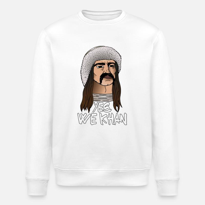 Yes, we Khan - Stanley/Stella Unisex Bio-Sweatshirt ROLLER - Weiß