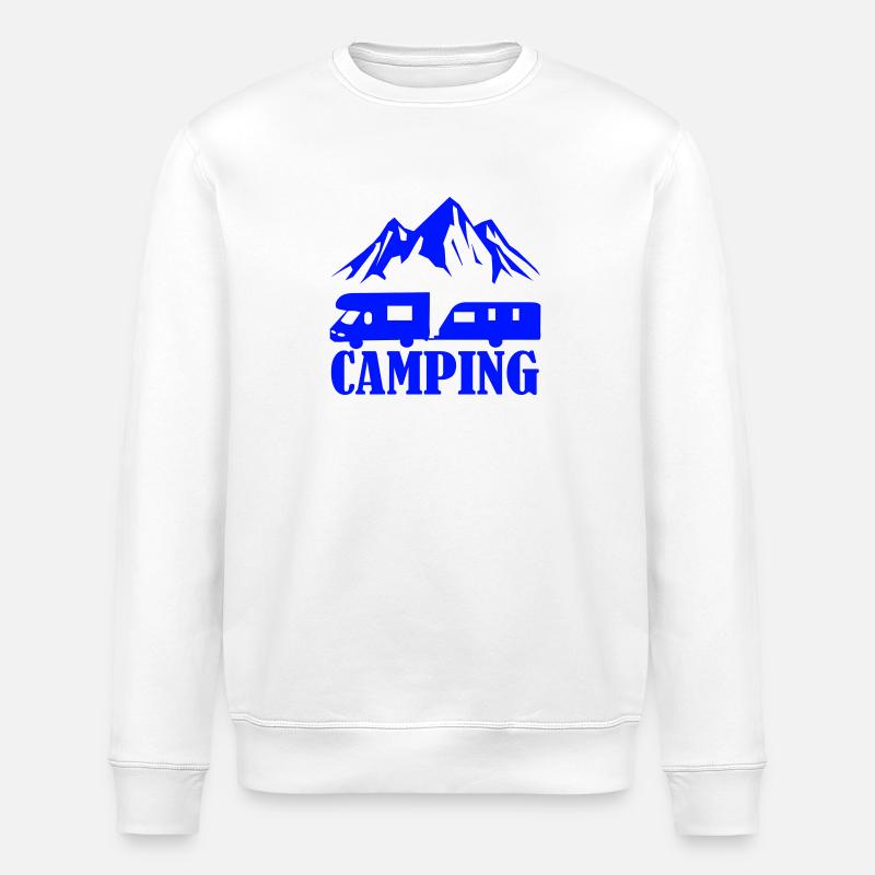 Camping - Sweat bio ROLLER Stanley/Stella Unisexe - blanc